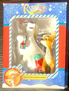 Trevco 1998 Rudolph der Film Weihnachten Sammlerstück Ornament in Box - Bild 1 von 3