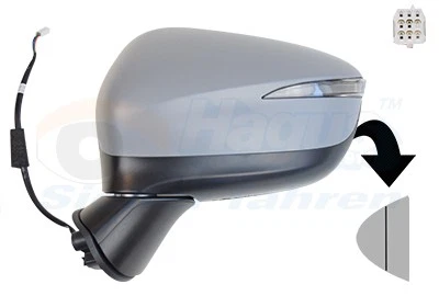 VAN WEZEL Außenspiegel 9-polig Links für MAZDA Cx-3  - Bild 1 von 1