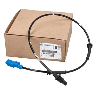 Genuine PSA 9805066080 ABS Wheel Speed Sensor Fits Peugeot Citroen C3 OEM New - Picture 1 of 2