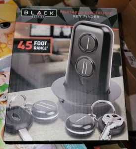 The Black Series Portable Electronic Key Finder 45 Foot Range NEW Open Box - Picture 1 of 1