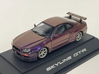 1/43 Ebbro Nissan Skyline GT-R R34 V.SPEC in Magic Purple   #157   CS1084 - Image 1 of 4