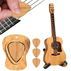 Vitrina de púas de guitarra de madera organizador de púas de guitarra almacenamiento de púas de guitarra - Imagen 1 de 8