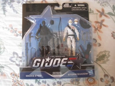 G.I. JOE 50 ANIVERSARIO ARASHIKAGE CHOQUE OJOS DE SERPIENTE Y SOMBRA DE TORMENTA PAQUETE DE 2 2016 Foto 1 de 2