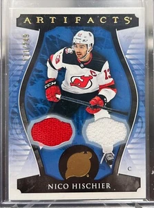 2023-24 UD Artifacts Dual Patch Nico Hischier /249 - Imagen 1 de 1