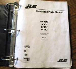 JLG 660SJ 600SJ 600S Teleskoparbeitsbühne Teilehandbuch Katalog S/N 0300087000 - - Bild 1 von 24