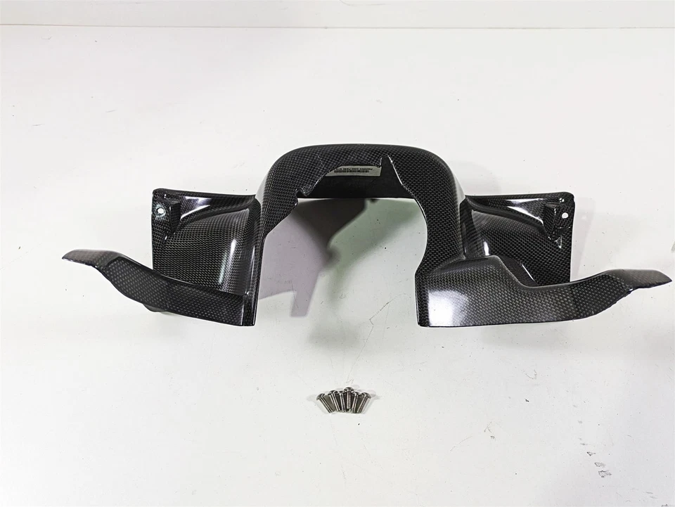 2009 Ducati Multistrada 1100 S tampa de carenagem frontal interna de fibra de carbono PM20824 - Imagem 1 de 4