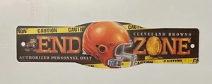 Cleveland Browns Sign - 4"x17" Sign - Plastic Sign- Brown - Picture 1 of 1