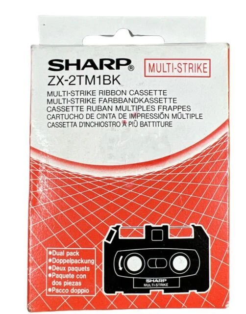 Sharp Multi-Strike Ribbon Cassette (ZX-2TM1BK)