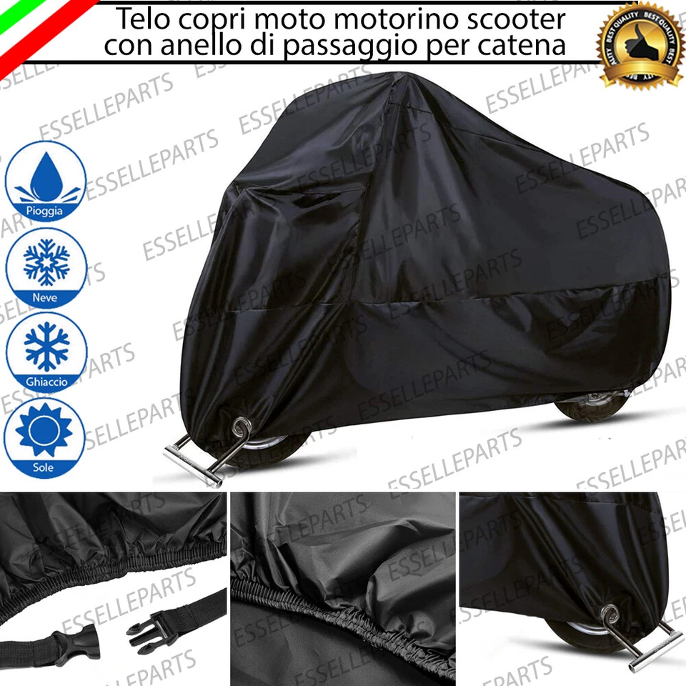 TELO COPRI MOTO COPRIMOTO MOTORINO SCOOTER IMPERMEABILE PER HONDA SH 300 IN PVC - Immagine 1 di 4