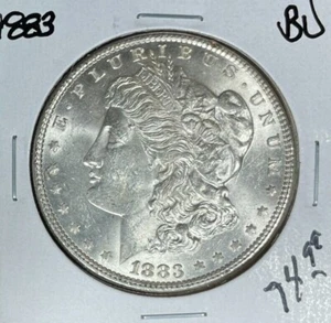 1883 MORGAN SILVER DOLLAR ~ BU ~BEAUTIFUL COIN~ - Picture 1 of 2