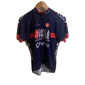 Castelli Navy Blau Damen Gr. XL Radfahren Radfahren Triathlon Trikot Full-Zip - Bild 1 von 8