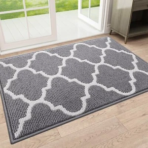 Indoor Door Mat 30x17 Non-Slip Absorbent Resist Dirt Entrance Mat Washable Lo... - Picture 1 of 8