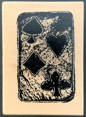 Sello de goma para tarjetas de juego Club Scrap Spade Heart Diamond Club Foto 1 de 3
