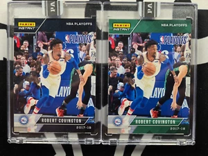 2017-18 Panini Instant Robert Covington #80 noir 1/1 et vert /10 76ERS - Photo 1/2