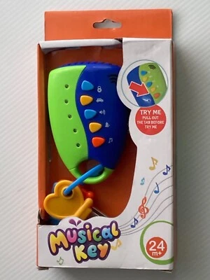 Llavero Flash Colorido Aprendizaje Juguete Remoto Juguete Musical Coche Llavero Aprendizaje Foto 1 de 4