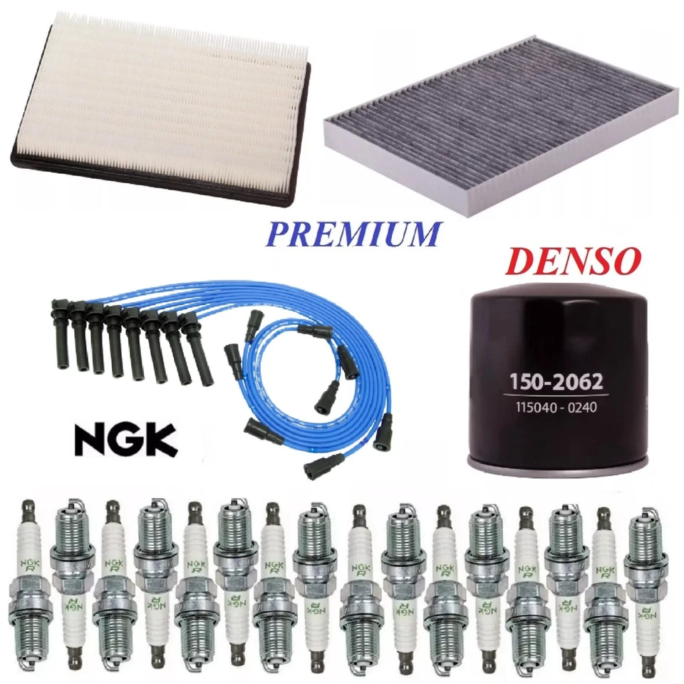 Tune Up Kit Filters Wire Spark Plugs Fit DODGE MAGNUM V8; 5.7L 2005 - Image 1 of 1