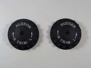 P-51D MUSTANG 3D PRINTED AILERON AND RUDDER TRIM KNOBS FROM ORIGINAL PLANS - Picture 1 of 10