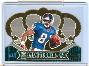 Crown Royale Amani Toomer 2000 fecha de estreno numerado solo 145 gigantes de Nueva York - Imagen 1 de 1