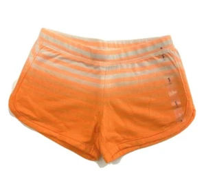 TOMMY HILFIGER GIRLS SHORTS - SZ 7 GLOWSTICK ORANGE - SHORTS PANTS FLEECE - Picture 1 of 1