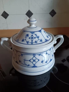 Winterling Indisch blau *Suppenterrine* , sehr gut erhalten, selten benutzt - Bild 1 von 3