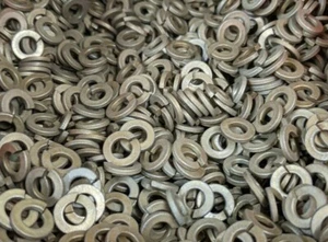 1/4" HIGH ALLOY LOCK WASHERS YELLOW ZINC 1000 EACH - Picture 1 of 1