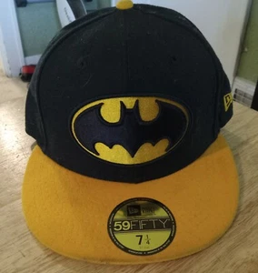Batman Logo DC Comics New Era Mütze 59Fifty 7 1/4 Fitted Gotham City Cap - Bild 1 von 7