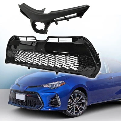 For 2017 2018 2019 Toyota Corolla SE XSE Front Bumper Upper & Lower Grille Grill - Imagem 1 de 4