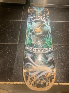 Darkstar Skateboard Deck Skull Gothic Roses Wicked - Picture 1 of 12