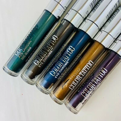 Maybelline Eye Studio tatuagem colorida cromada líquida sombra selecionar sombra - Imagem 1 de 2