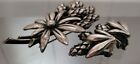 Botticelli Brooch And Earrings Set Flower And Hops Vintage