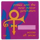 Prince The New Power Generation. Access All Areas Cloth Backstage Pass. OTTO