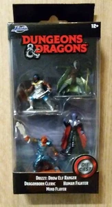 Dungeons & Dragons Die Cast Miniatures 4 Figures Set Jada toys inc 12+ Brand New - Picture 1 of 2