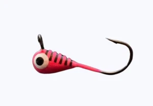 Señuelo cuchara pesca en hielo JB Lures Dub'L D #2 - 1/8 oz - rojo neón - Imagen 1 de 1