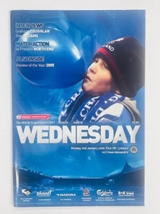 2005/06 SHEFFIELD WEDNESDAY V CREWE ALEXANDRA 02-01-2006 CHAMPIONSHIP - Picture 1 of 1