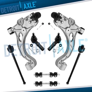 8pc Front Lower Control Arms Tie Rods Suspension Kit for LeSabre DeVille Seville - Picture 1 of 6