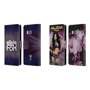 OFFICIAL WWE ALICIA FOX LEATHER BOOK WALLET CASE COVER FOR HTC PHONES 1 - Picture 1 of 7