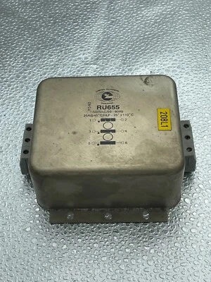 Control Techniques RU655 Mesh Filter 500VAC 50 – 60Hz 25A 400V 3Phase - Image 1 of 2