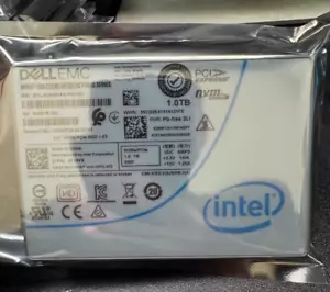 FJ9YX Dell Intel DC P4510 1TB NVMe/PCIe TLC 2.5in SSD 0FJ9YX SSDPE2KX010T8T - Picture 1 of 1