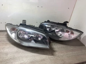 2010 BMW 1 SERIES 116i PASSENGER & DRIVER SIDE FRONT HEADLIGHTS PAIR - Picture 1 of 14