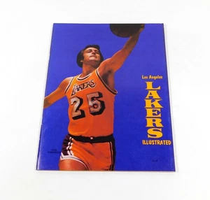 1974-75 Golden State Warriors at LA Lakers NBA Basketball Program 10-18-74 - Picture 1 of 2