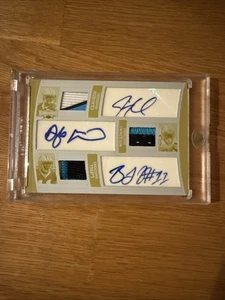 2010 Triple Threads White Whale Yellow 1/1 DeAngelo Williams Jimmy Clausen LaFel - Picture 1 of 2