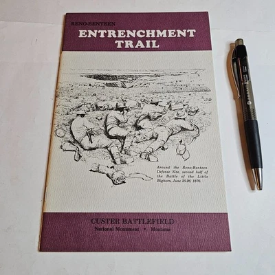 1981 "ENTRENCHMENT TRAIL" BOOK BROCHURE GEORGE CUSTER 7TH CALVARY LITTLE BIGHORN Foto 1 de 4