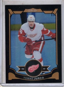 2015-16 OPC O-Pee-Chee hockey Tomas Jurco BLACK FOIL Rainbow /100 card RED WINGS - Picture 1 of 2