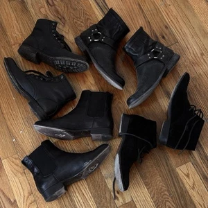 Frye Chelsea, Combat & Harness Boots (Lot Of 4) - Picture 1 of 10