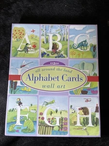 Eeboo Alphabet Cards Wall Art Animal Parade 8” X 10” 26 Cards - Picture 1 of 8