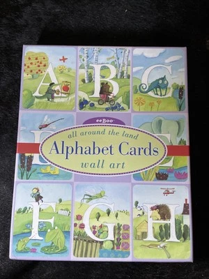 "Tarjetas del alfabeto Eeboo arte de pared desfile de animales 8"" X 10"" 26 tarjetas" Foto 1 de 4