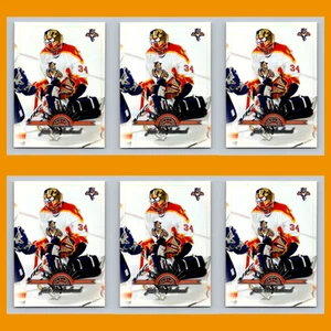 John Vanbiesbrouck Lot 6 Hockey Cards 1997 Leaf Florida Panthers Set Collection - Picture 1 of 8