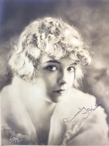 LILLIAN GISH Silent Movie Starlet foto vintage 1919 autografo firmato 7,5x9,5 - Foto 1 di 4