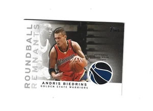 2009-10 Topps Roundball Remnants #RRABI Andris Biedrins B GOLDEN ST WARRIORS - Picture 1 of 2
