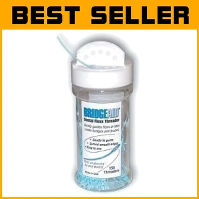 Paquete de 2 enhebradoras de hilo dental Bridge and Braces Foto 1 de 2